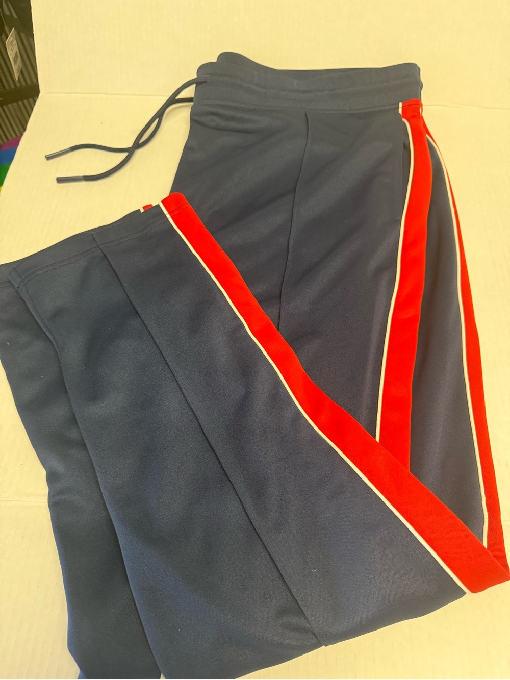 Original Use Navy Pants with Red & White Accent